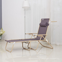 Niceway pliant lit simple chaise en acier lit pliant